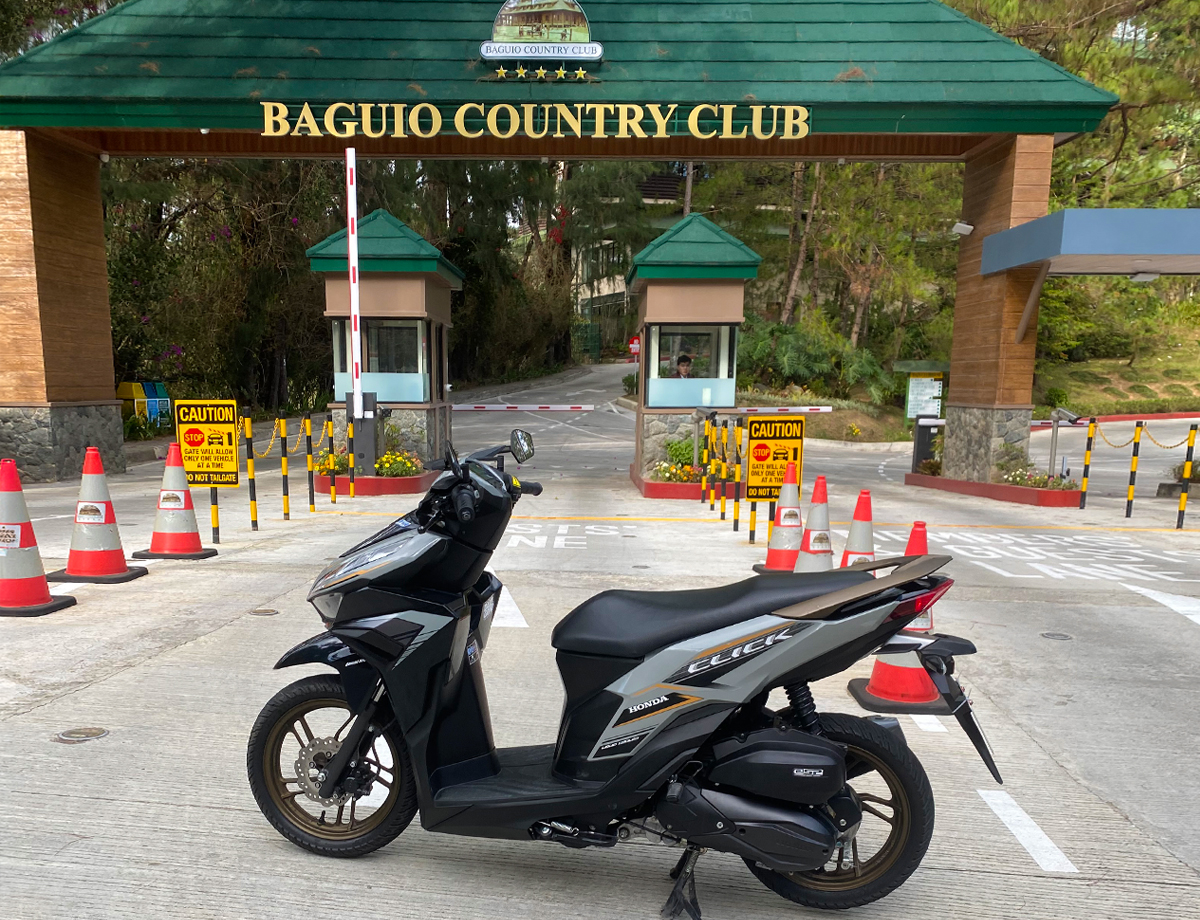 Valdez Motorbike Rental - Baguio Country Club - Honda Click 125