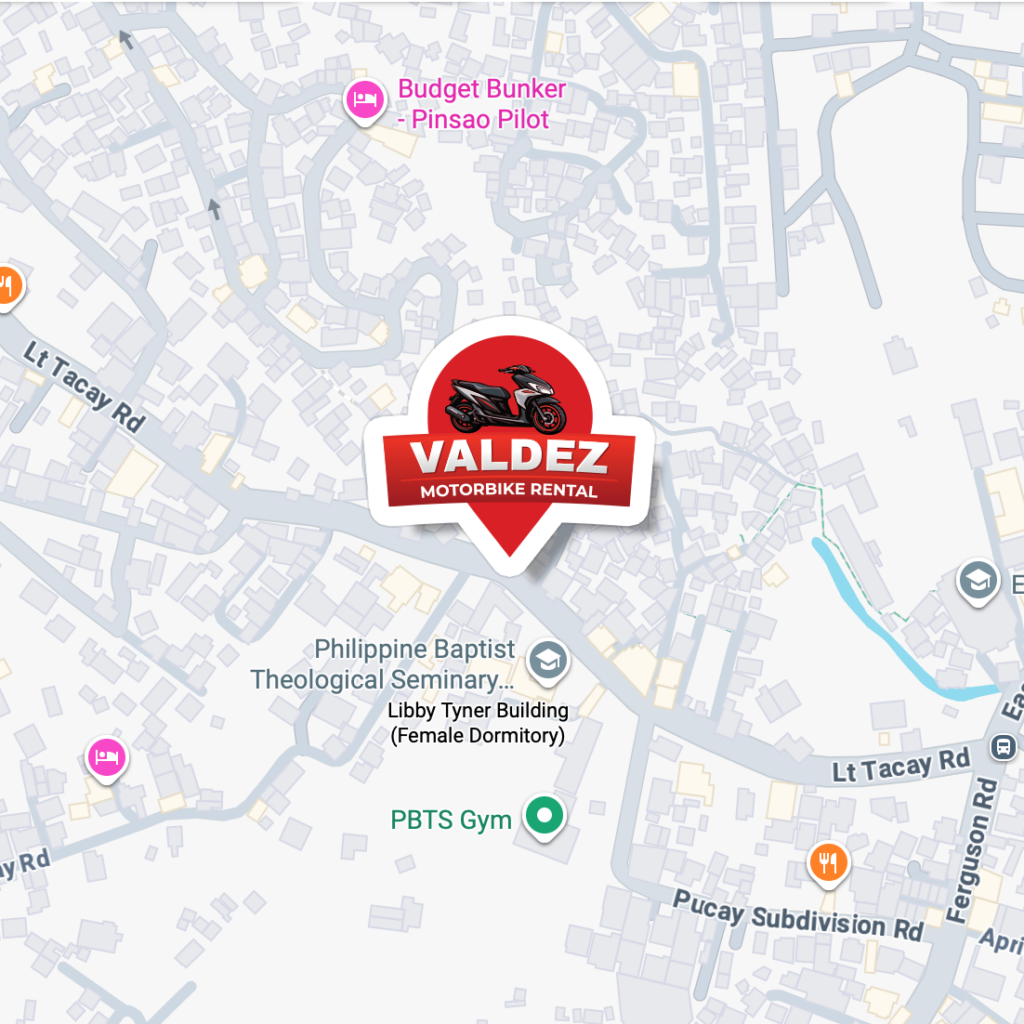 Valdez Motorbike Rental Location Map