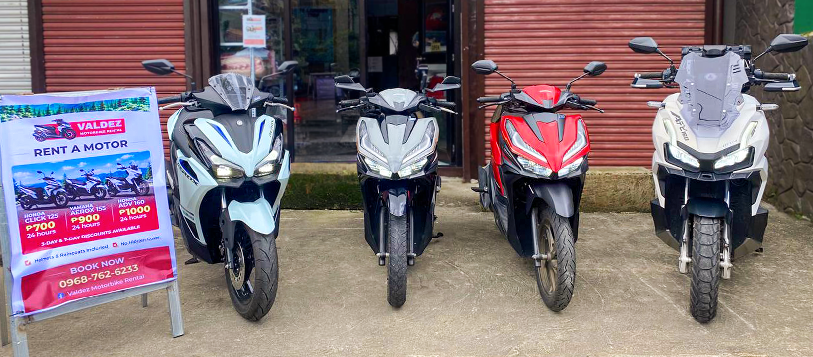 VALDEZ MOTORBIKE RENTAL FLEET