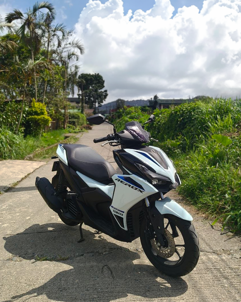 Yamaha Aerox V3 Blue Baguio Valdez Motorbike Rental